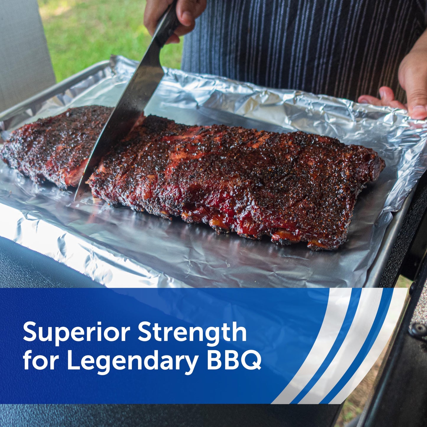 Reynolds Wrap Pitmaster's Choice Extra Thick Foil for Grilling, 18 Inch Grill Foil, Withstands High Heat, Extra Wide, 37.5 Total Sq. Ft.
