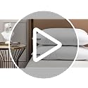 King Size Organic Cotton Cover Bed Pillows Set of 2 - All-Night Support & Breathable Comfort