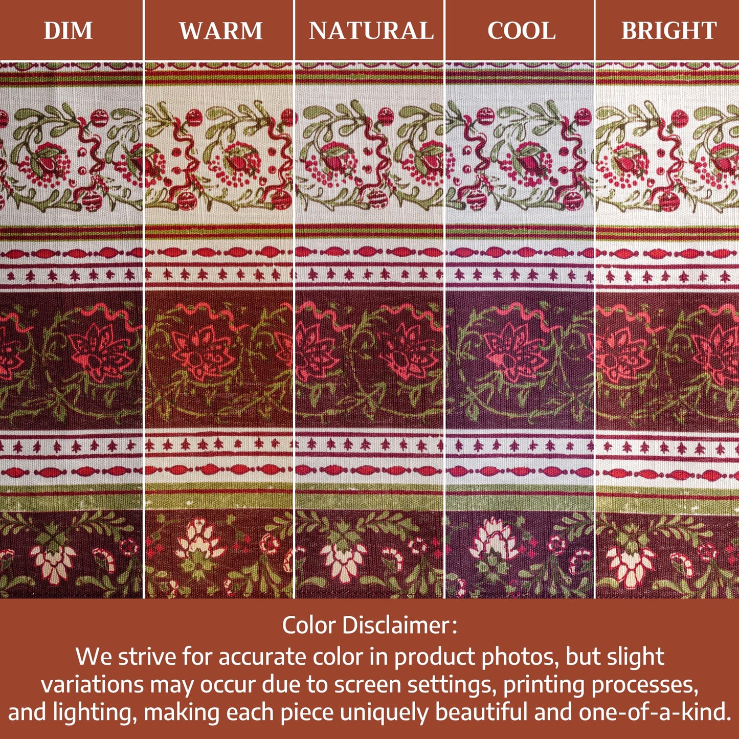 Maison d' Hermine Table Cloth Square Table 100% Cotton 60 x 60 Inches Fall Tablecloth Reusable Everyday Use for Thanksgiving Christmas Decorations Dining Farmhouse Party (Reveillon Au Jardin)