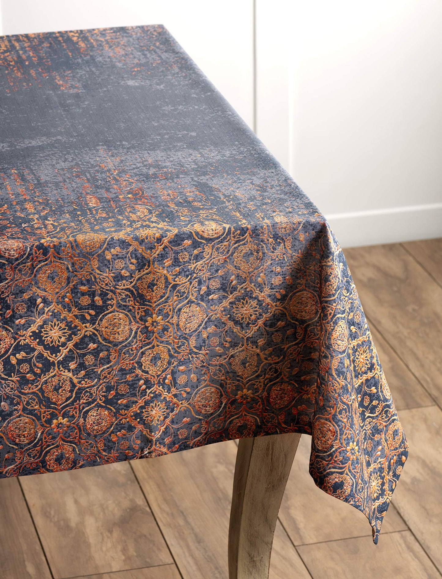 Maison d' Hermine Table Cloth Square Table 100% Cotton 60 x 60 Inches Fall Tablecloth Reusable Everyday Use for Thanksgiving Christmas Decorations Dining Farmhouse Party (Imperfection)