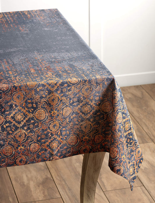 Maison d' Hermine Table Cloth Square Table 100% Cotton 60 x 60 Inches Fall Tablecloth Reusable Everyday Use for Thanksgiving Christmas Decorations Dining Farmhouse Party (Imperfection)