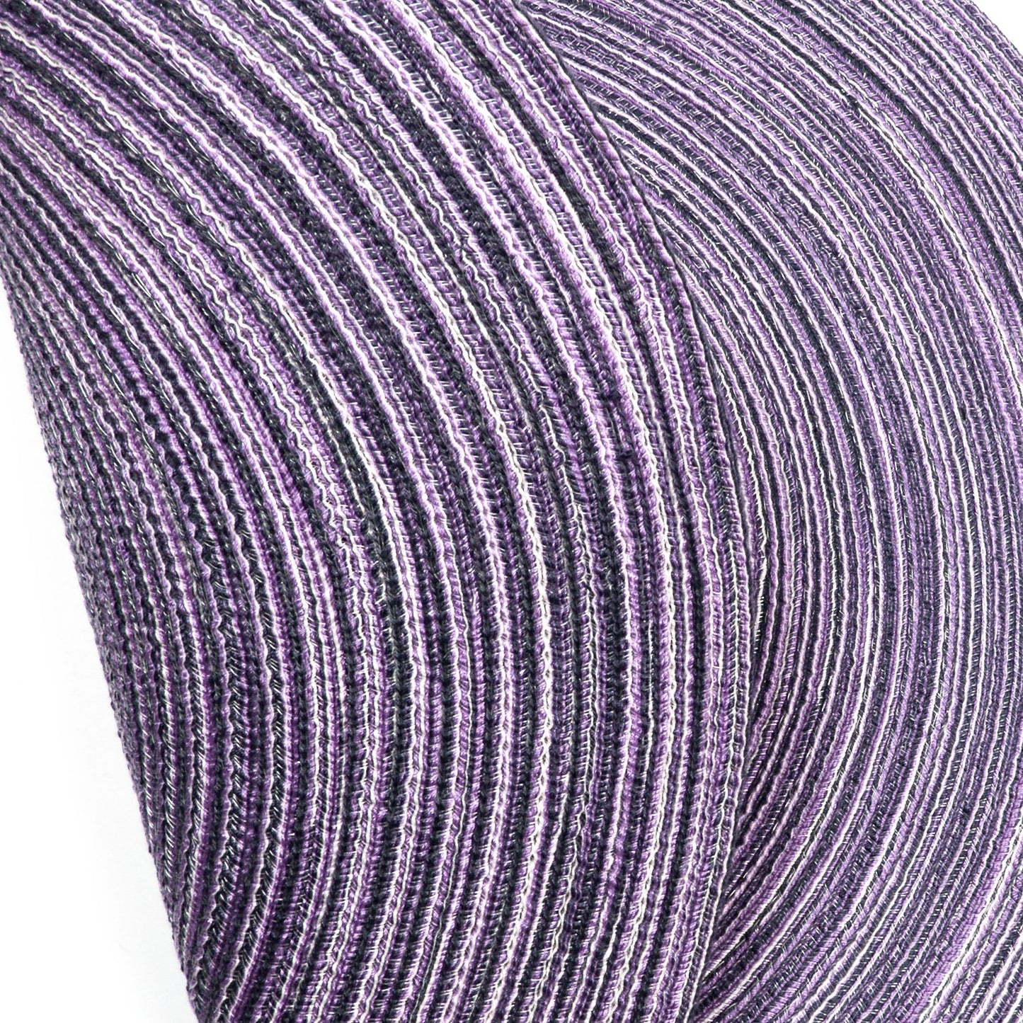 SHACOS Round Placemats Set of 4 Round Table Placemats Braided Cotton Place Mats 15 inch for Kitchen Dining Table Holiday Party (Light Purple, 4)