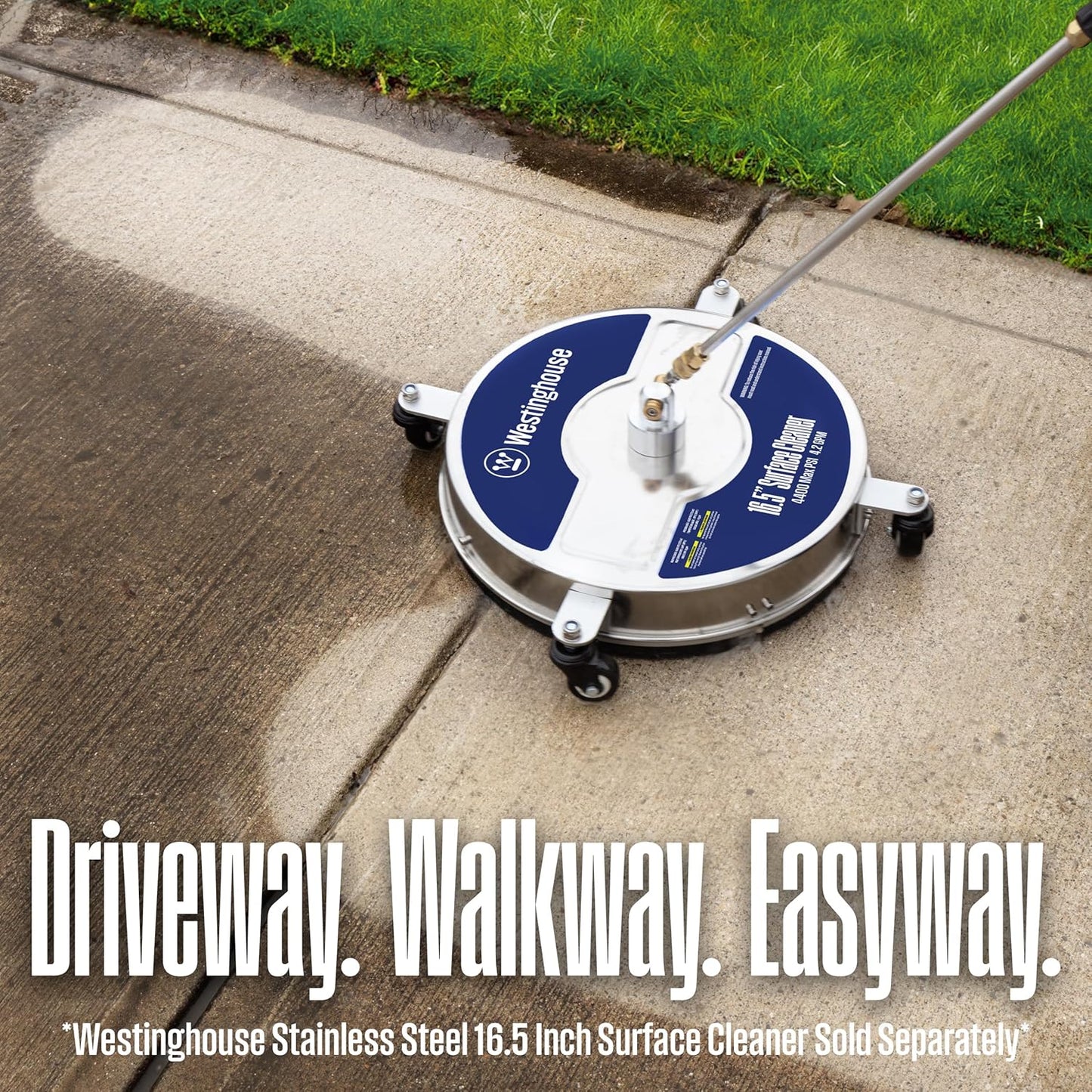 Westinghouse WPX3400 Gas Pressure Washer - 3400 PSI, 2.6 GPM, Onboard Soap Tank & 5 Nozzle Set
