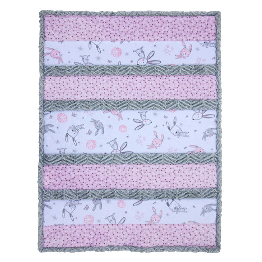 Shannon Fabrics Cuddle Kit Bambino Bunny Hunny, Pink