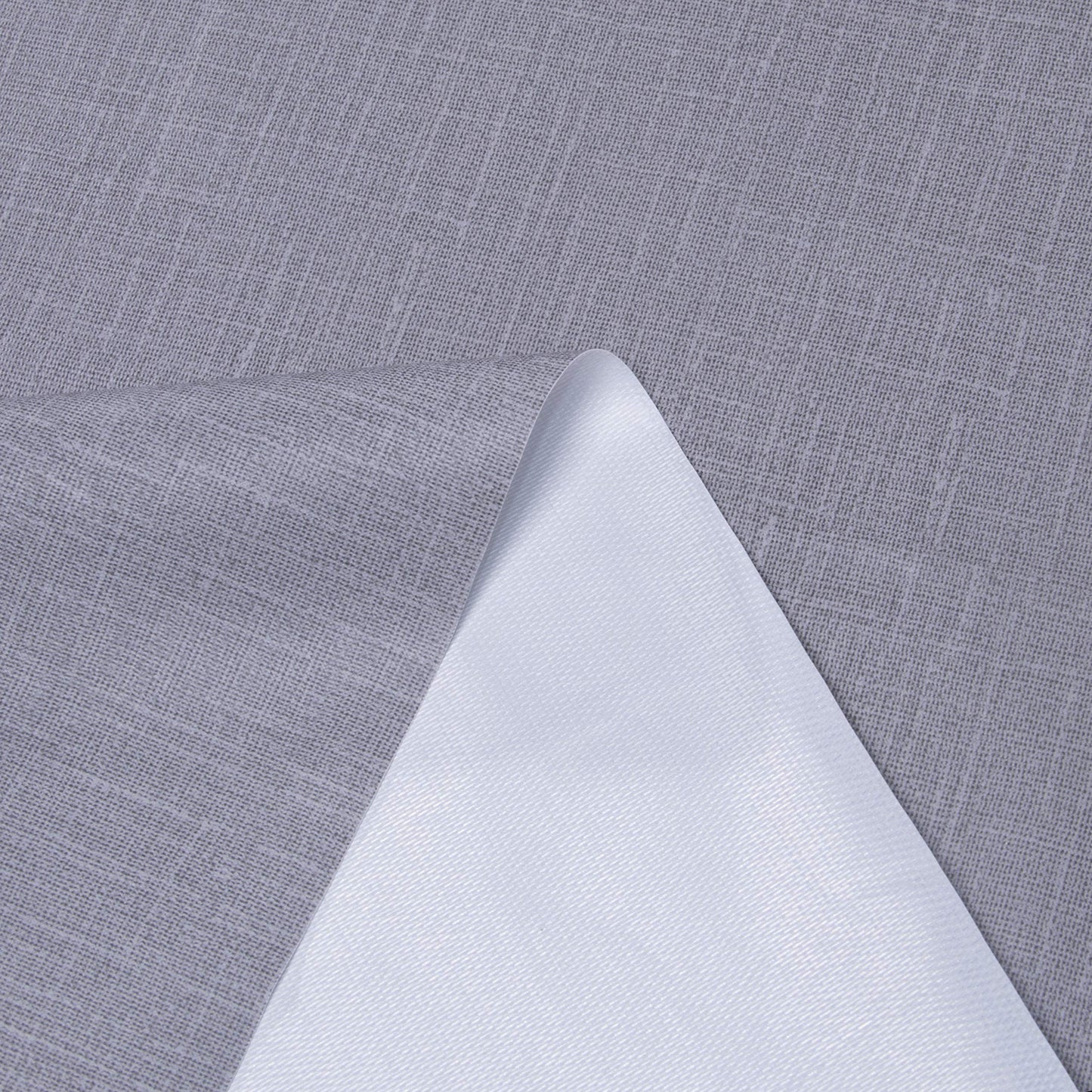 sancua 100% Waterproof Rectangle PVC Tablecloth - 54 x 140 Inch - Oil Proof Spill Proof Vinyl Table Cloth, Wipe Clean Table Cover for Dining Tables, Buffet Parties and Camping, Grey