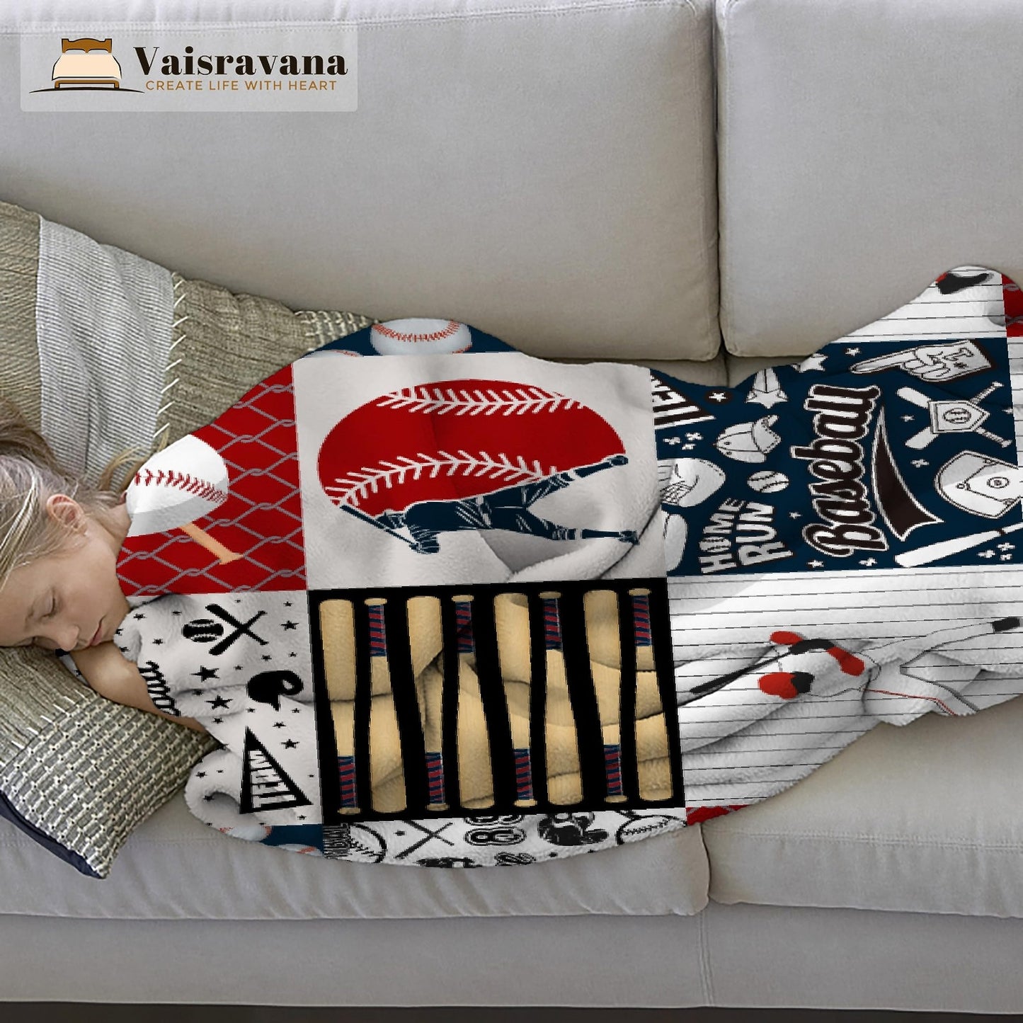 Baseball Blanket Ultra Soft Baseball Blanket for Toddler Women Men Birthday Anniversary Baseball Gifts for Sport Lovers 40"x50"for Kids/Child