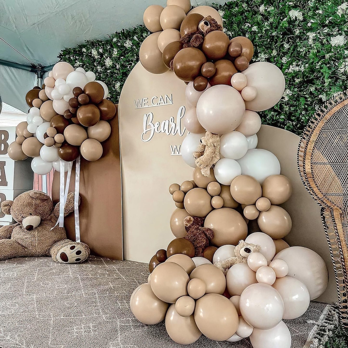 PartyWoo Brown Balloons 100pcs 5 Inch Small Mini Boho Neutral Coffee Tan Fall Latex Balloons for Wedding Baby Shower Gender Reveal Graduation Safari Woodland Birthday Fall Party Decorations Brown-F09