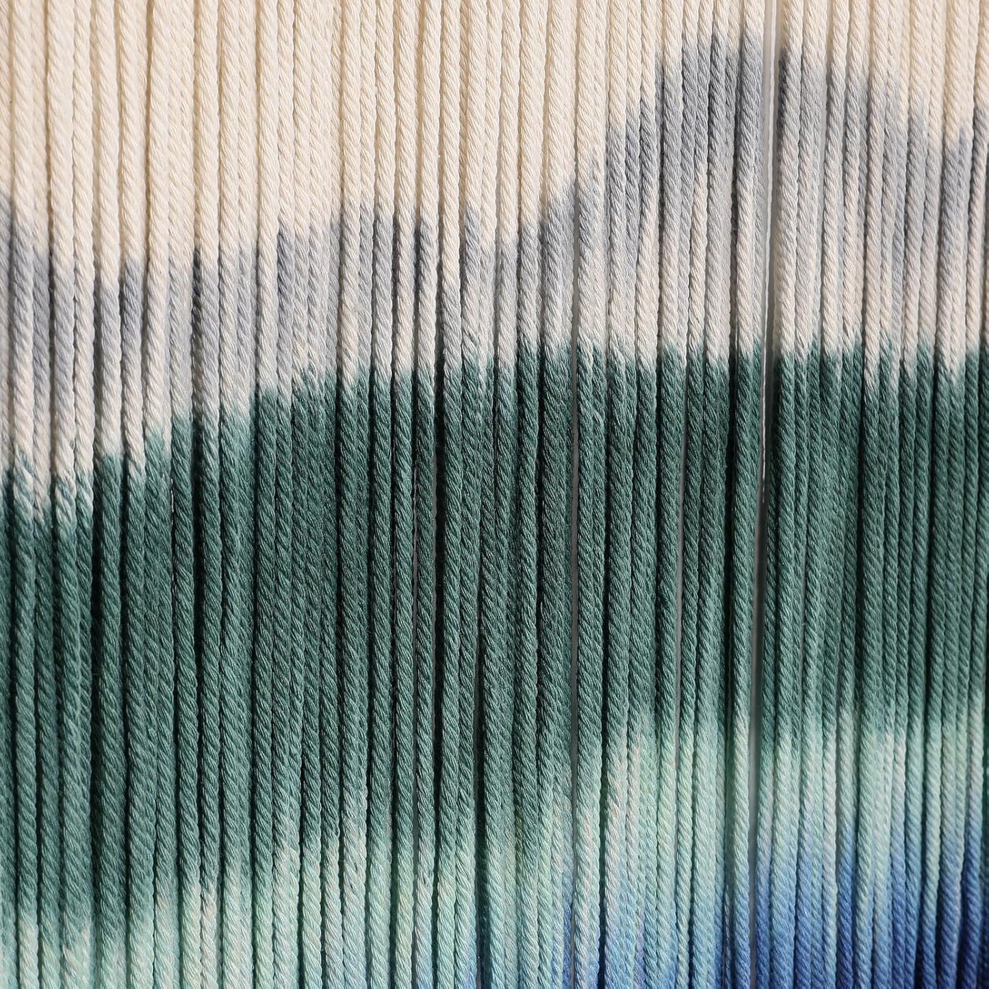 Osunnus Boho Dip Dye Macrame Wall Hanging Large Tie Dye Mountain Tapestry Handmade Ombre Woven Wall Art Decor for Living Room Bedroom 43" W x 28" L