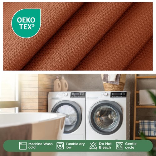Biscaynebay 2 Pack Fall Round Tablecloths 70", Rust Thanksgiving Autumn Harvest Water Resistant Tableclothes Circle Folding Table Covers for Dining, Kitchen, Wedding, Parties Machine Washable