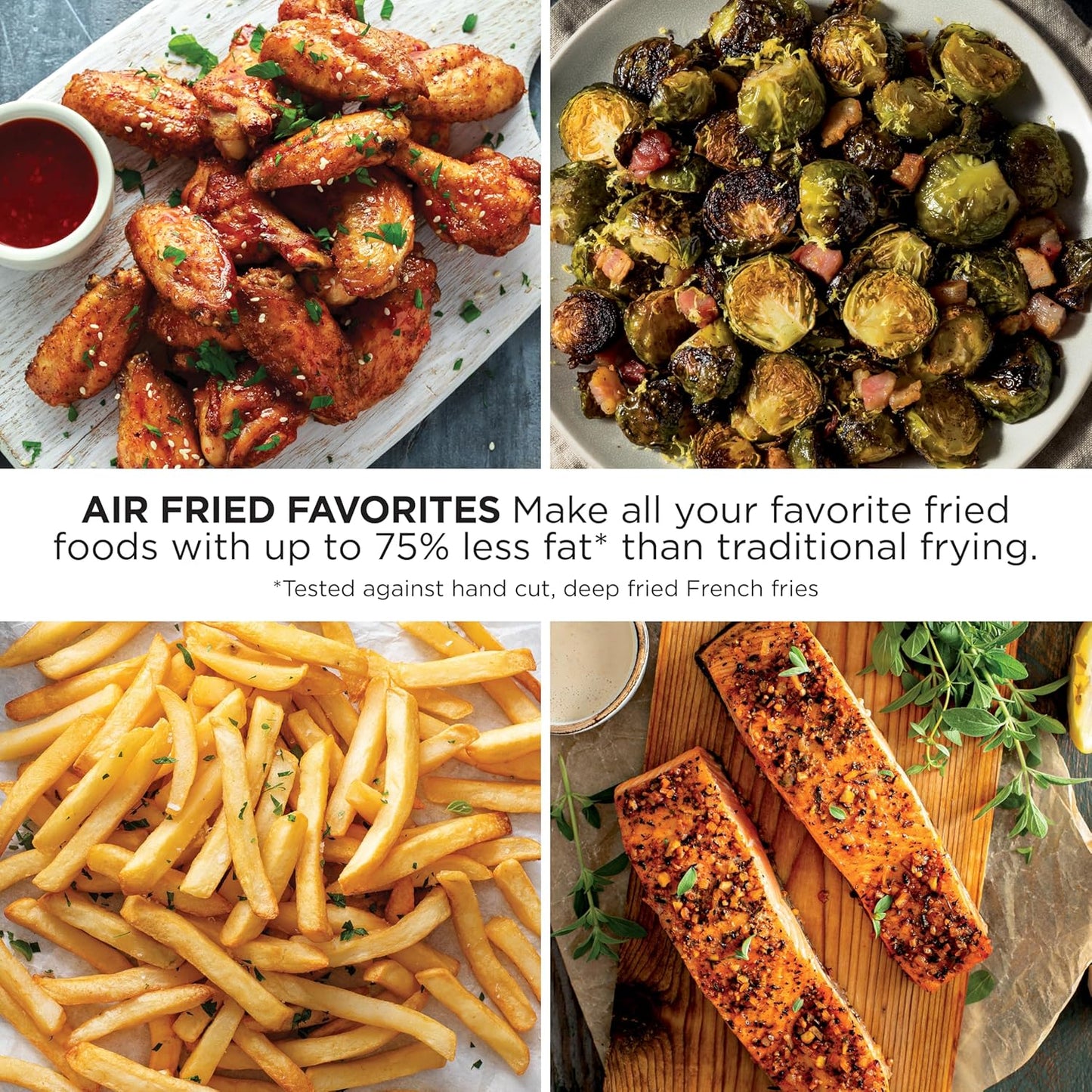 Ninja Air Fryer - 4 QT Capacity | 4-in-1 Cooking Functions | Dishwasher Safe | Includes 20 Healthy Recipes | Grey