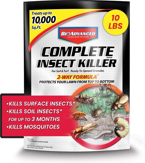 Bayer Crop Science Surface Insect Killer - Effective Soil & Turf Treatment, 10 lb Granules