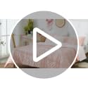 Pink Twin Comforter Set for Girls - Pom Tufted Bed in a Bag, 5 Pieces, Dot Pink Variation