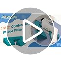 Green Bedsore Turning Wedge Pillow for Side Sleeping Elderly & Bedridden Patients - Foam Cushion for Pressure Ulcer Prevention