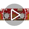 Artoid Mode 12x18 Red Snowman Placemats (Set of 6) Christmas Holiday Table Mats 12" x 18"
