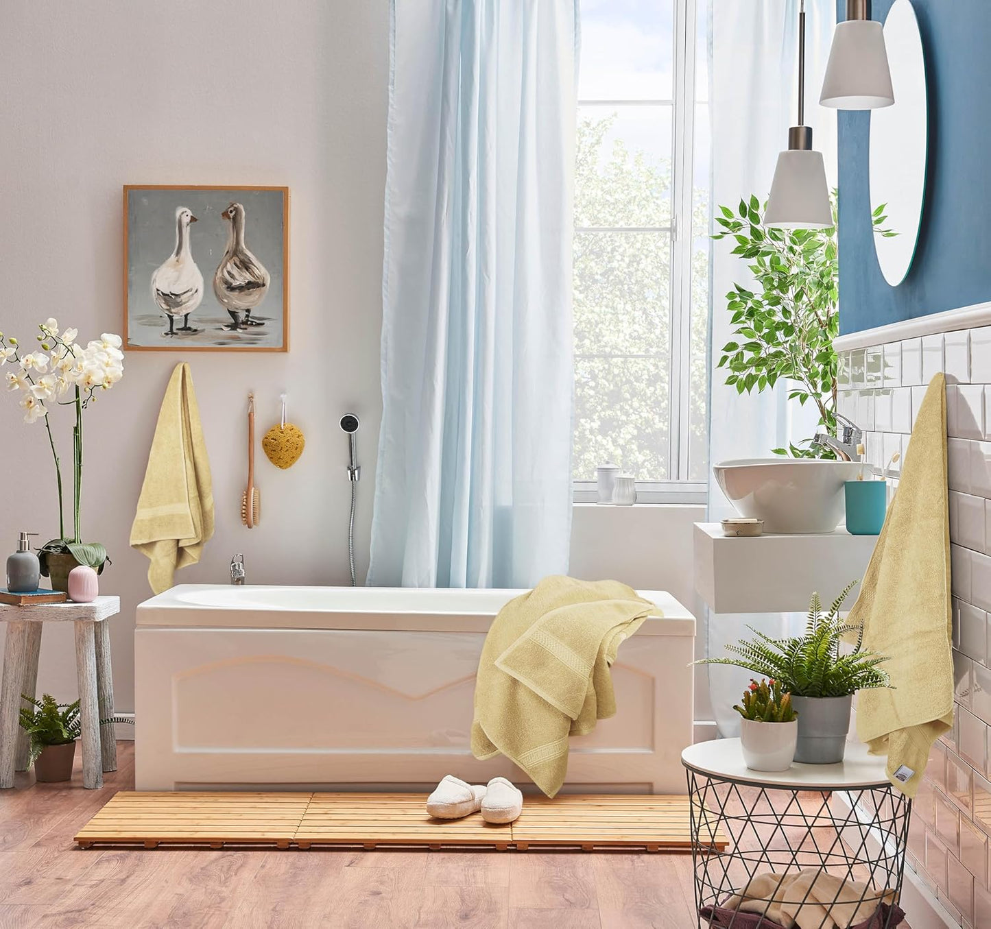 Utopia Towels 8-Piece Premium Towel Set - Highly Absorbent 100% Cotton | 600 GSM in Beige