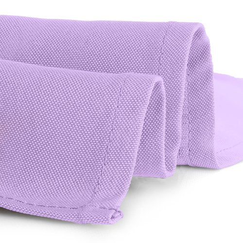 Gee Di Moda Square Tablecloth - 52 x 52 Inch Lavender Table Cloth for Small Square or Round Tables - Heavy Duty Washable Fabric - for Buffet Table, Holiday Party, Dinner, Wedding & Baby Shower