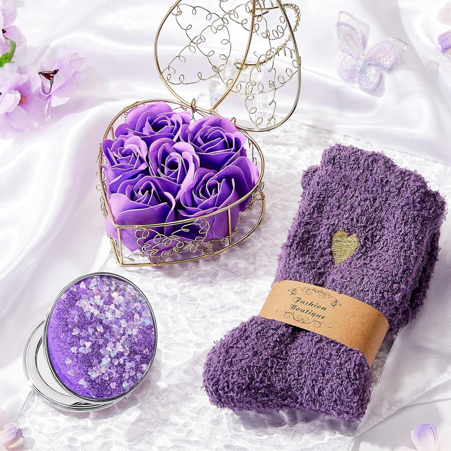 Unique Lavender Spa Gifts Basket Set | Advent Calendar 2025 - 12 Days of Relaxation for Women
