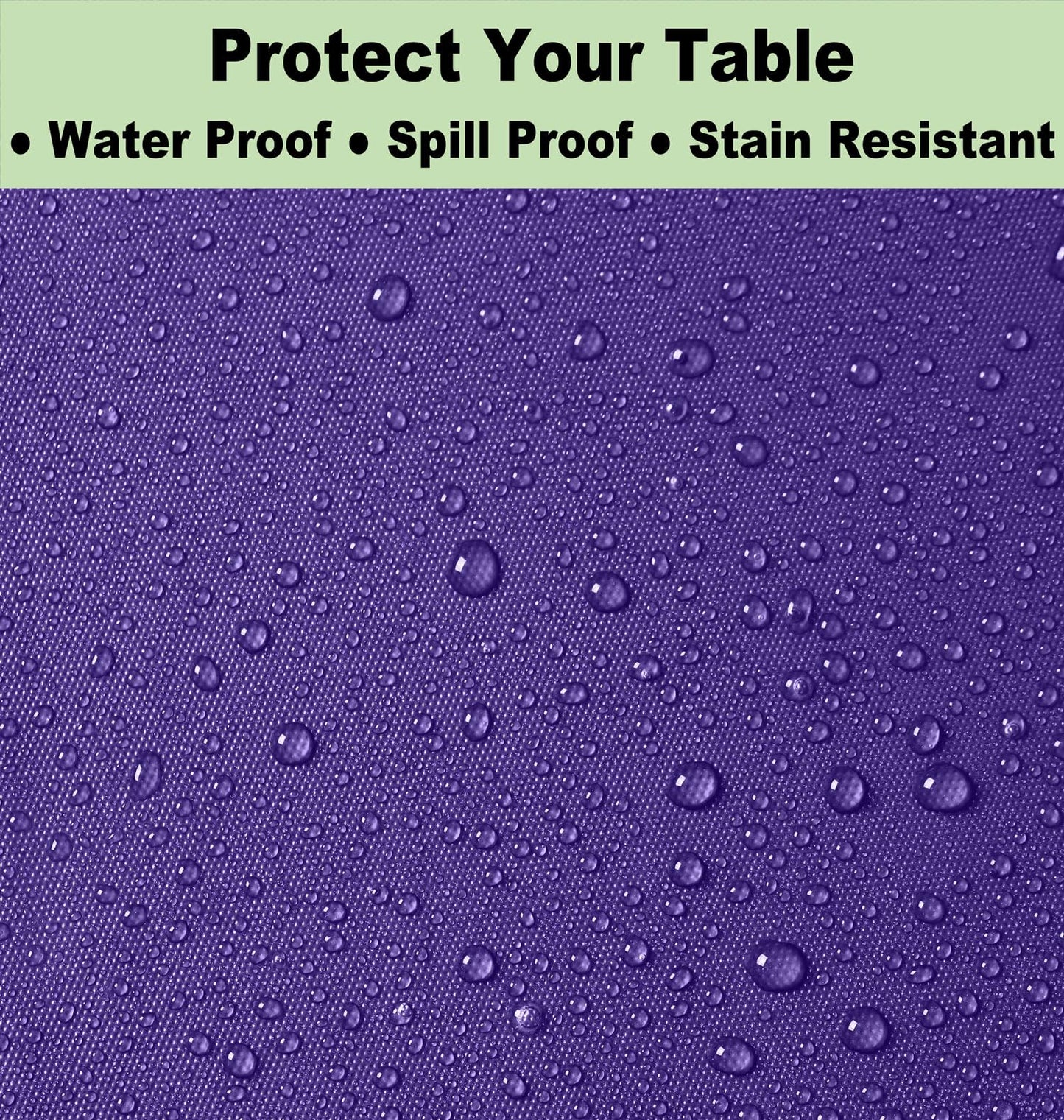 Plastic Purple Tablecloths 3 Pack Violet Disposable Table Covers 54" x 108" Table Cloths for Parties Mermaid Gras Parties Birthdays Weddings, Fits 6 to 8 Foot Rectangle Tables