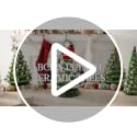 Best Choice 15in Ceramic Christmas Tree – Frosted w/ Multicolor Lights & Star Toppers, Pre-lit