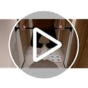 JICUIGE Black 41-87in Heavy Duty Tension Curtain & Clothes Rod - No Drill, Supports 154lb