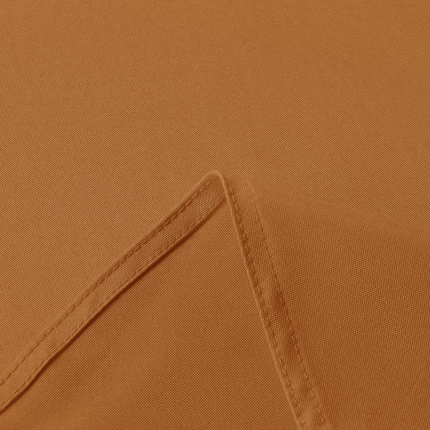 sancua 6 Pack Tablecloth Rectangular 60x102 Inch Light Brown, Thanksgiving Table Cloth Rectangle for 6 Foot Tables - Stain and Wrinkle Resistant Washable Polyester Cover for Fall Dining Parties Bronze