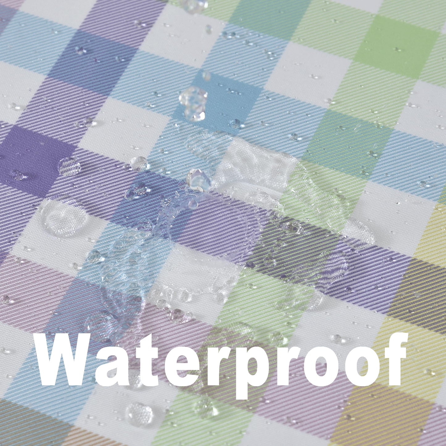 Essifunia Waterproof Colorful Chequer Tablecloth Fabric - Spring Oblong 52x70 Inch Classic Buffalo Tartan Festive Table Cloth for Indoor Use - Easter Sunday for Dinner, BBQs, and Parties