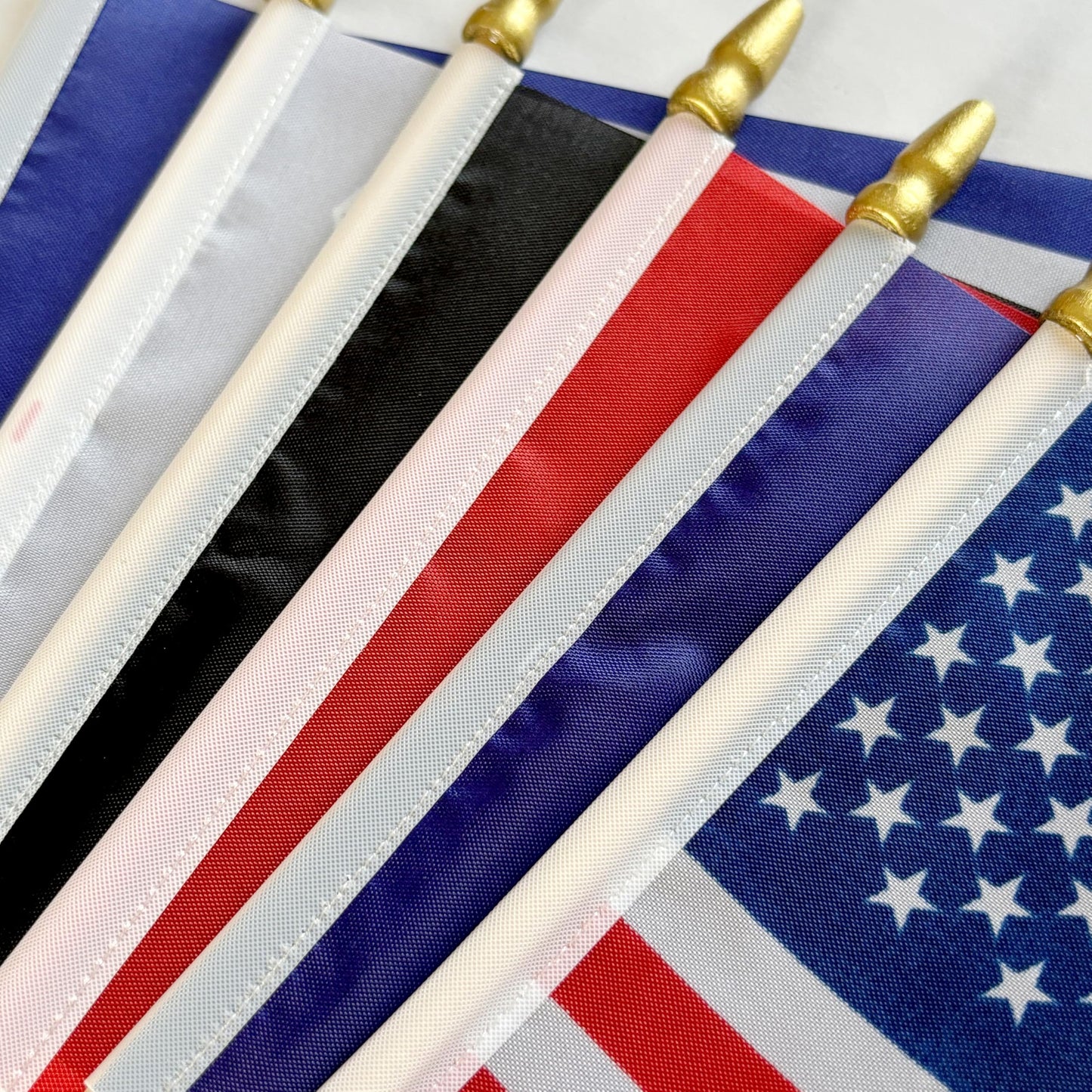 LyButty 22 Pack All Branches Military Service Flags Set Small Mini Army Armed Forces Handheld Flag on Stick for Veterans Day,Memorial Day Decorations,5x8 Inch