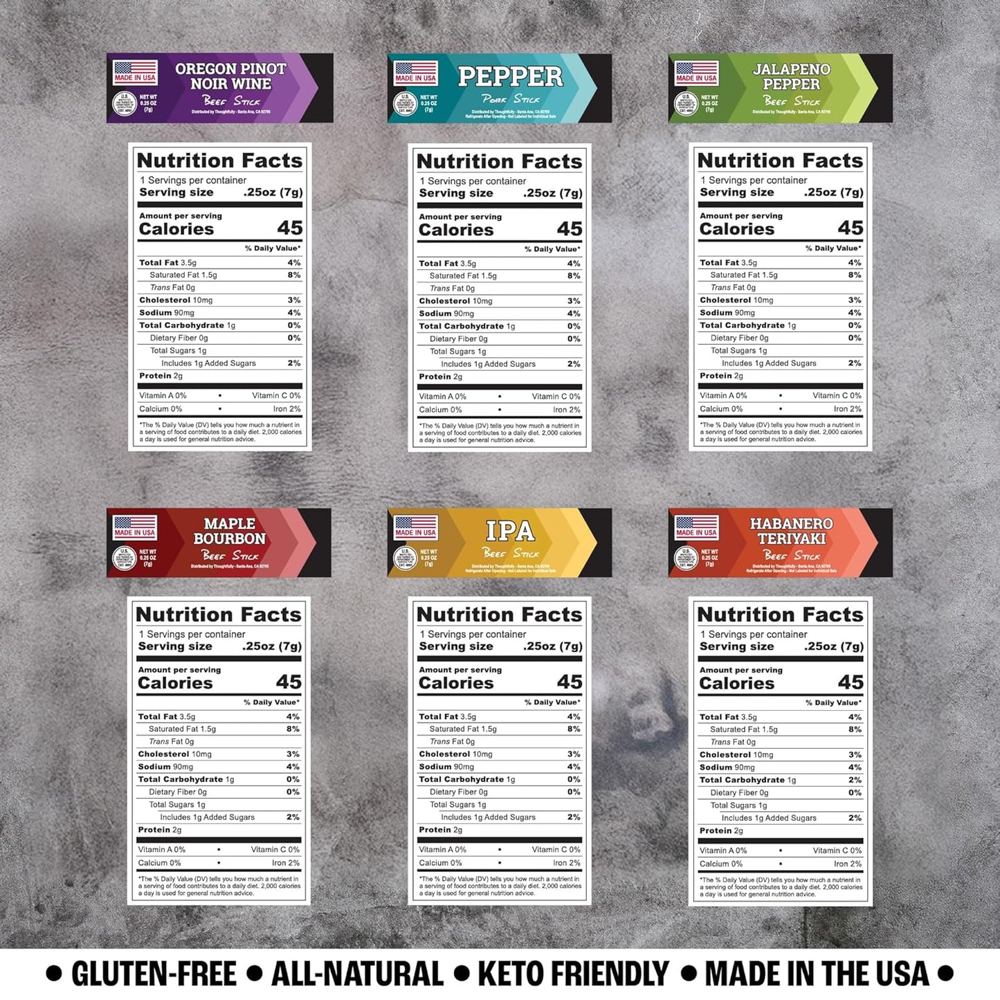 Man Crates Birthday Jerky Calendar - 12 Days of Gourmet Beef & Pork Sticks | Unique Gift Box for Him
