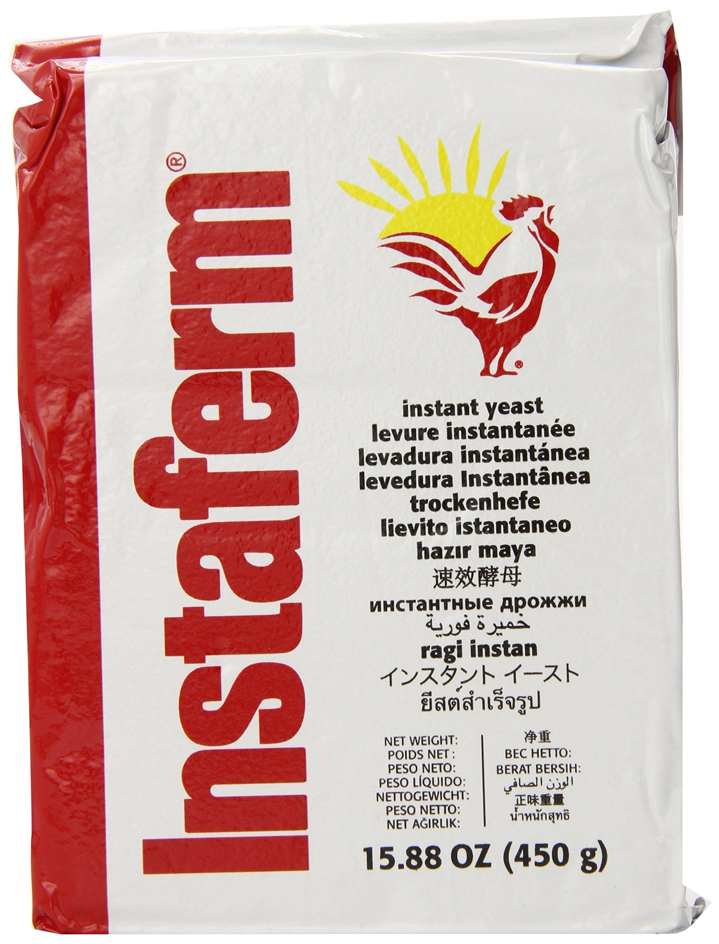 Lallemand Instaferm Instant Dry Yeast Leavening Agent, Red, 1 Pound