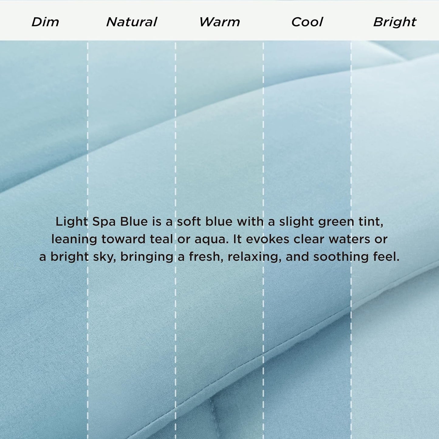 Bedsure Comforter Duvet Insert - Quilted Twin XL All-Season Down Alternative Blanket, Light Spa Blue 92x68 Inches
