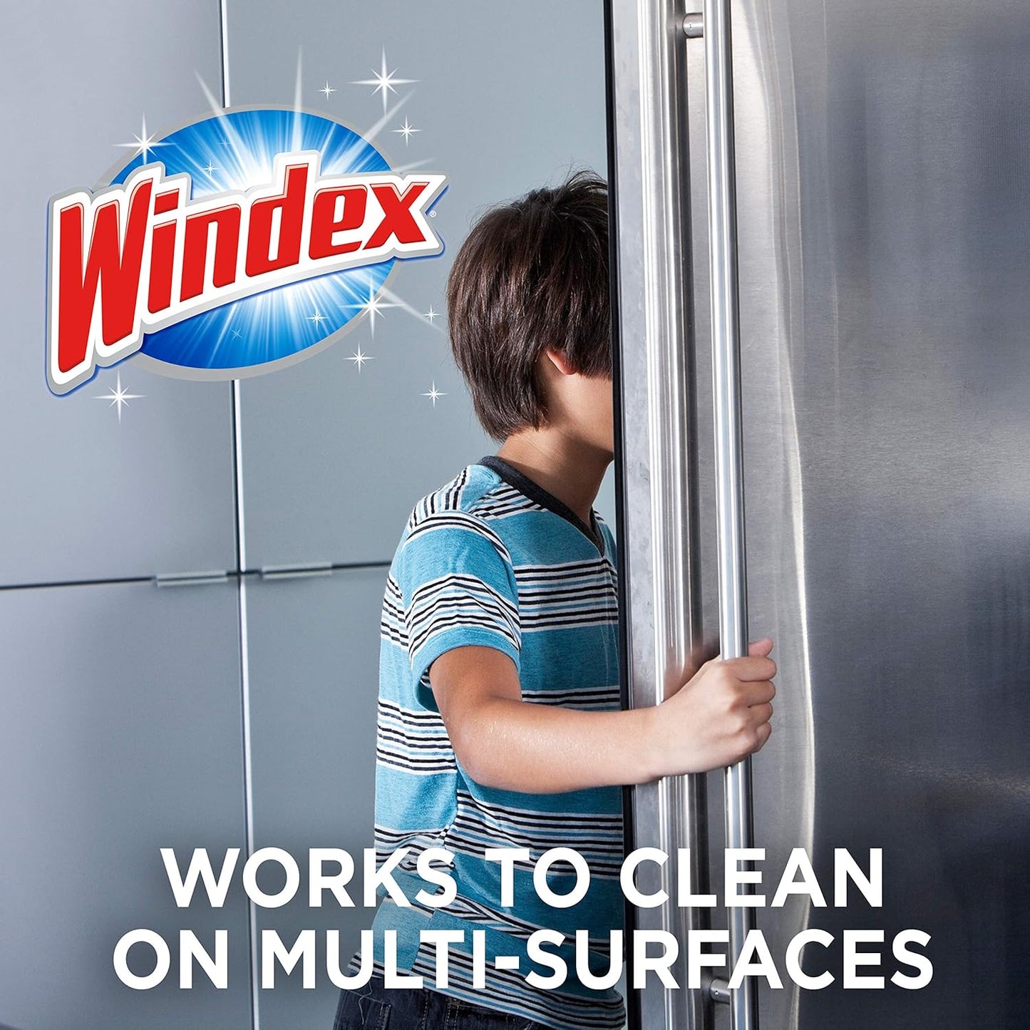 Windex Multipurpose Disinfectant Cleaner Spray - Citrus Fresh Scent, 2L | Eco-Friendly Recycled Plastic Bottle