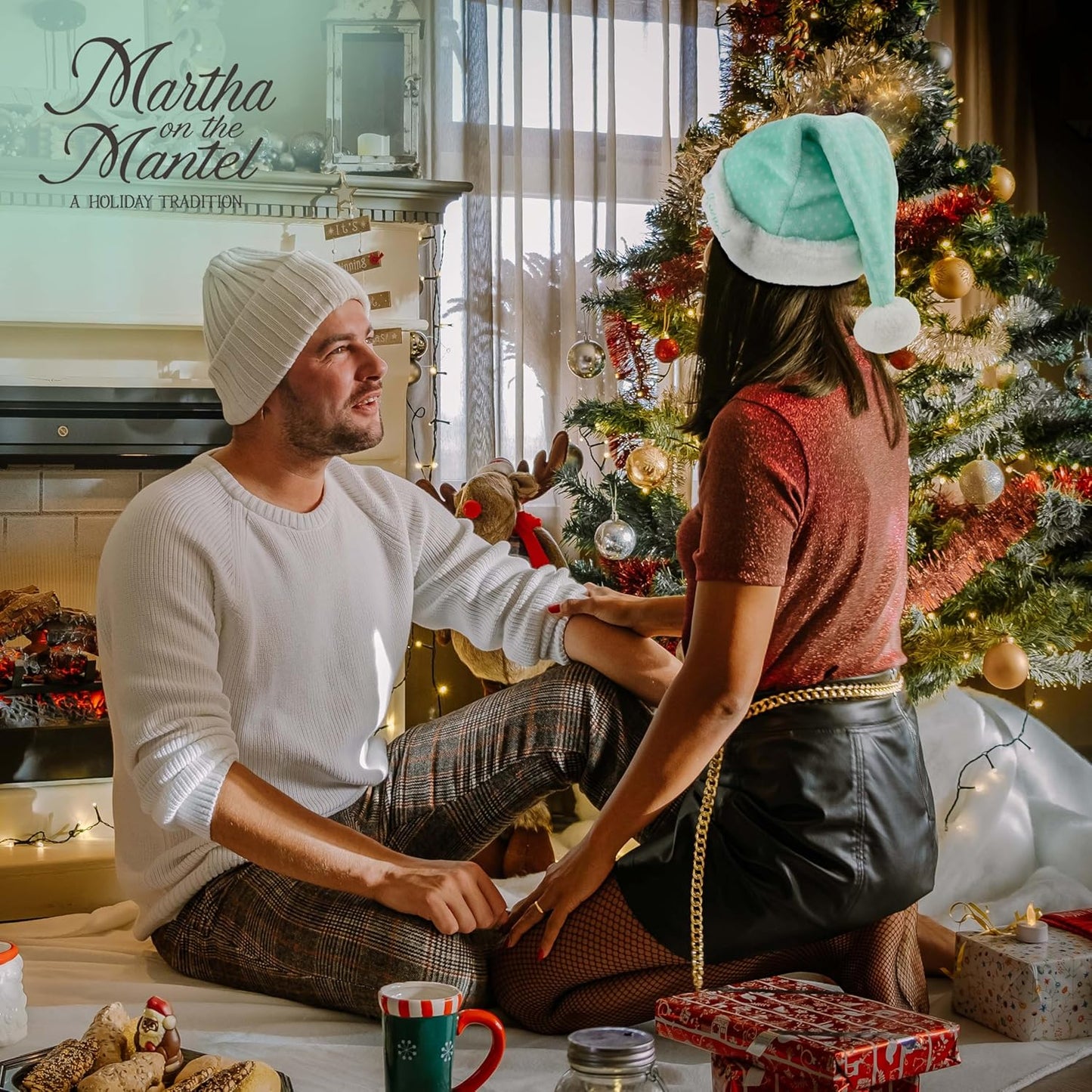 Martha Stewart Funny Santa Hat - Cool Christmas Hat for Adults | Holiday Xmas Costume Accessory