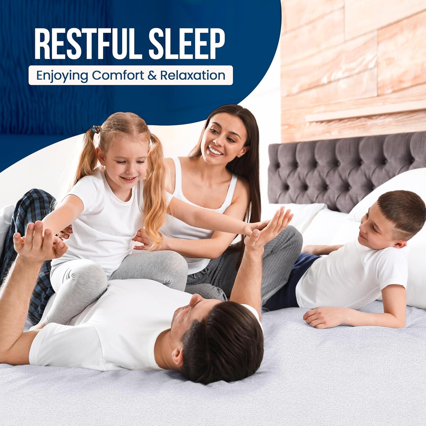 Utopia Bedding Twin Size Mattress Protector - Waterproof Terry Cover, Soft & Breathable, 15" Deep Pockets | White