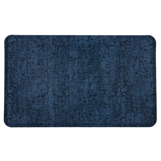 Mohawk Home Anti Fatigue Dri-Pro Cushion Mat, Floral Tile Black (1' 6" x 2' 6")