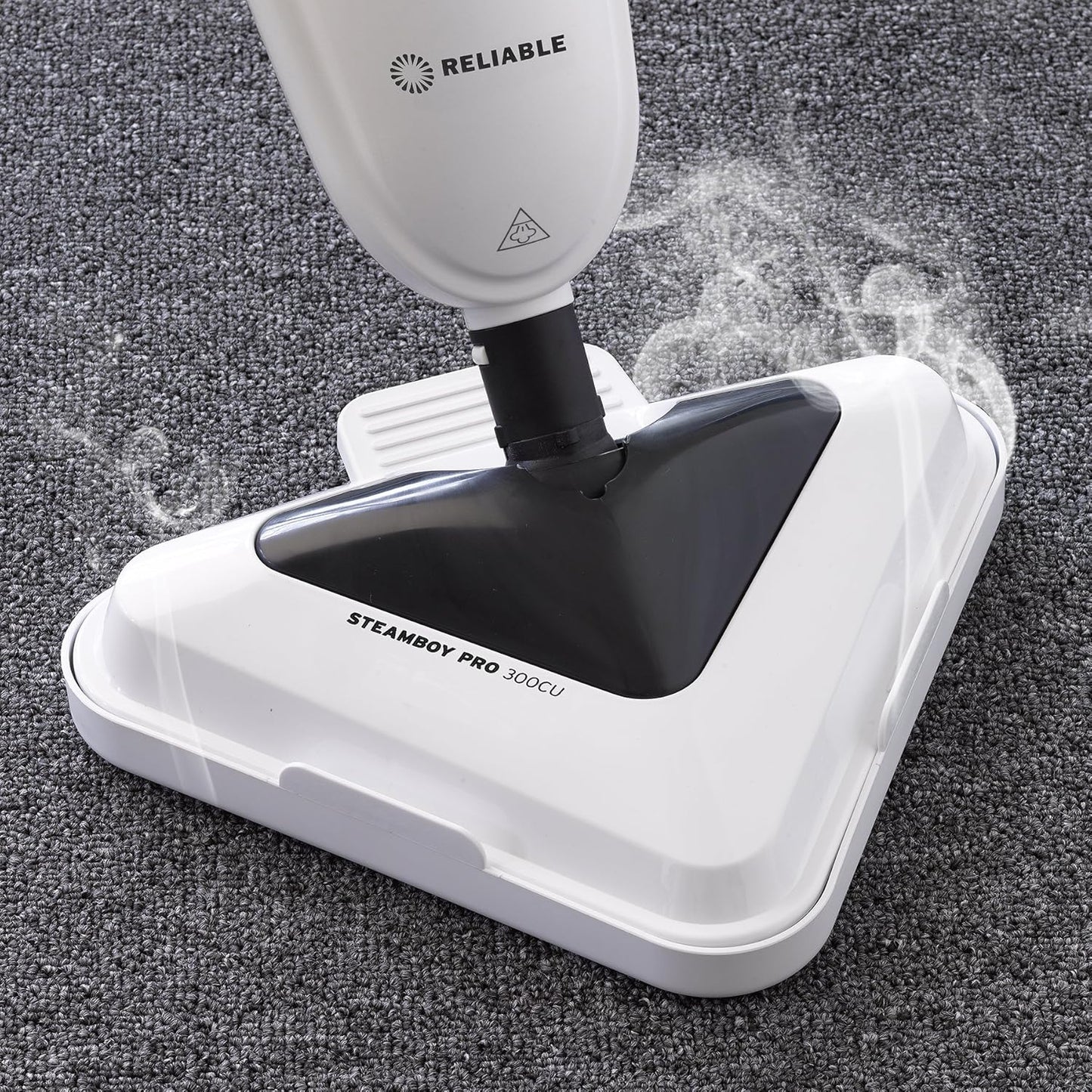 Steamboy Pro 300CU | 3-in-1 Electric Steam Mop - Versatile Floor Cleaner with Carpet Glide & 4 Microfiber Pads