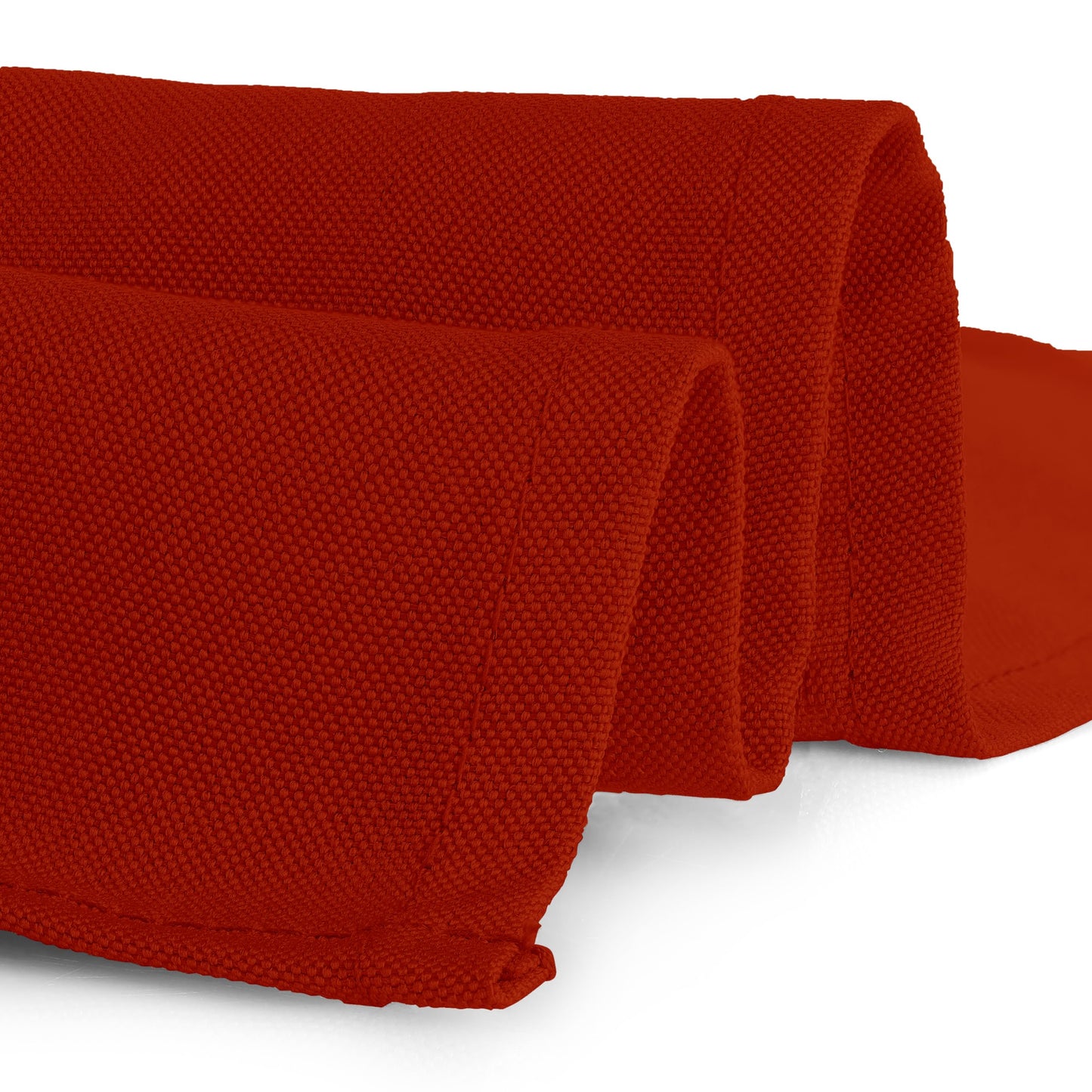 Gee Di Moda Square Tablecloth - 52 x 52 Inch Burnt Orange Table Cloth for Small Square or Round Tables - Heavy Duty Washable Fabric - for Buffet Table, Holiday Party, Dinner, Wedding & Baby Shower