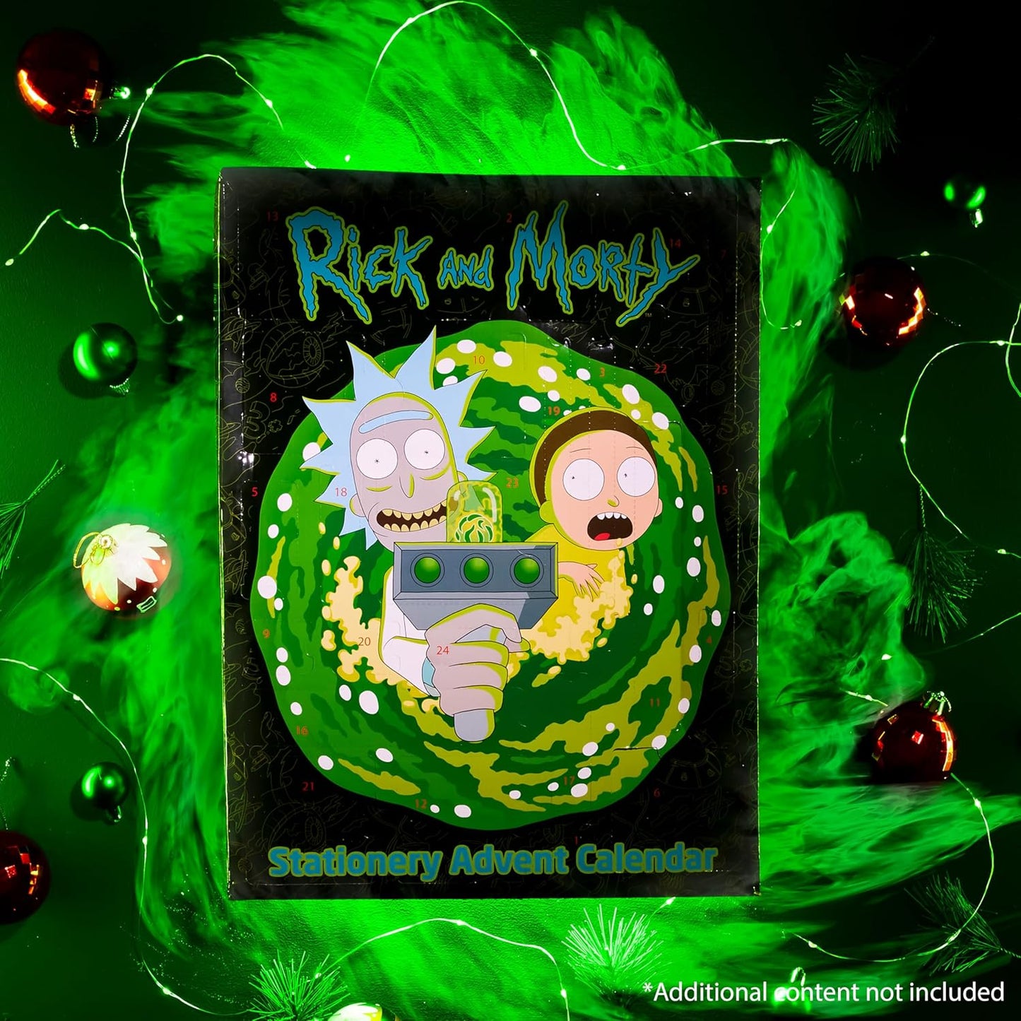Rick and Morty Advent Calendar 2025 - Fun Countdown with 24 Surprises | Keychains & Shoelaces Gifts