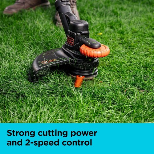 BLACK+DECKER 20V MAX Cordless String Trimmer Kit - Includes Battery & Charger for Easy Use