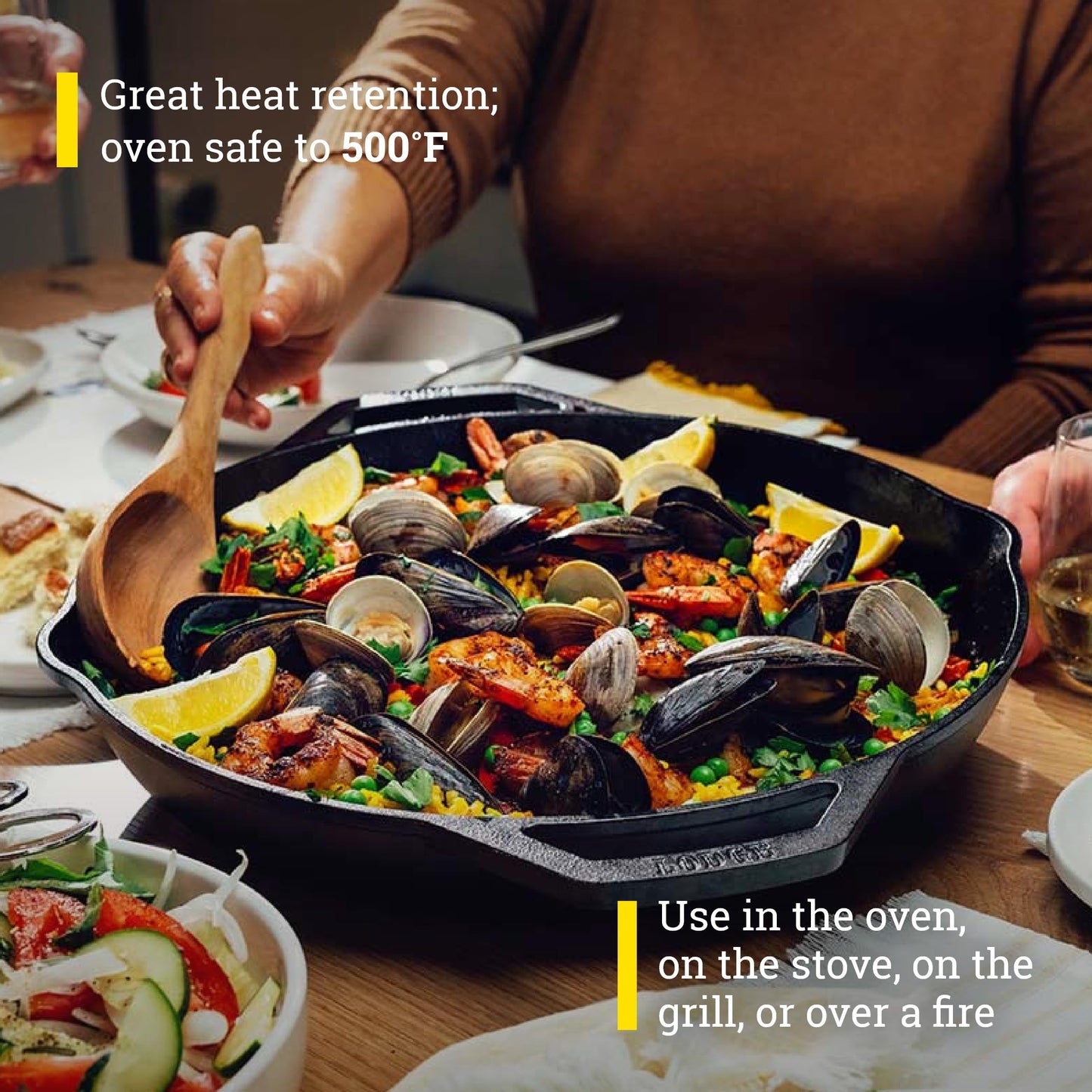 Lodge Chef Collection 14" Chef Style Skillet