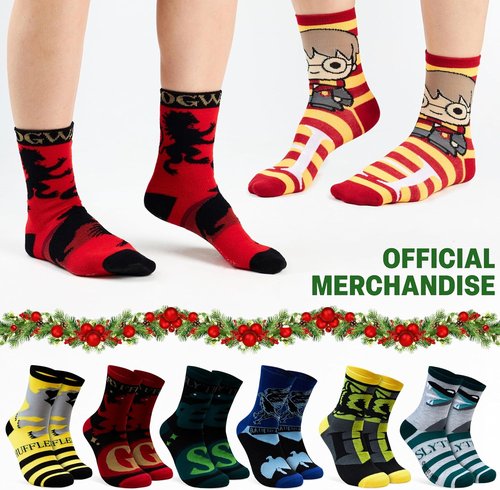Get Trend Harry Potter Socks Advent Calendar 2025 - 24 Pcs Gift Set for Girls & Teens, Size 2-7