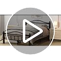 Twin XL Bed Frame with Headboard - Sturdy Metal Platform Bed for Dorm, Bedroom, or Guest Room
