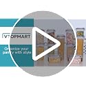 Vtopmart 0.7 Quart Airtight Food Storage Container Set - BPA Free Plastic Canisters with Lids & Labels