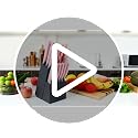 14-Piece Kitchen Knife Set with Pine Wood Block - Yellow Handle