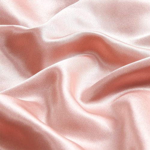 BEDELITE Satin Pillowcase Set - Super Soft & Cooling Zippered Pillow Cases | Coral, Standard Size (20x26 Inches)