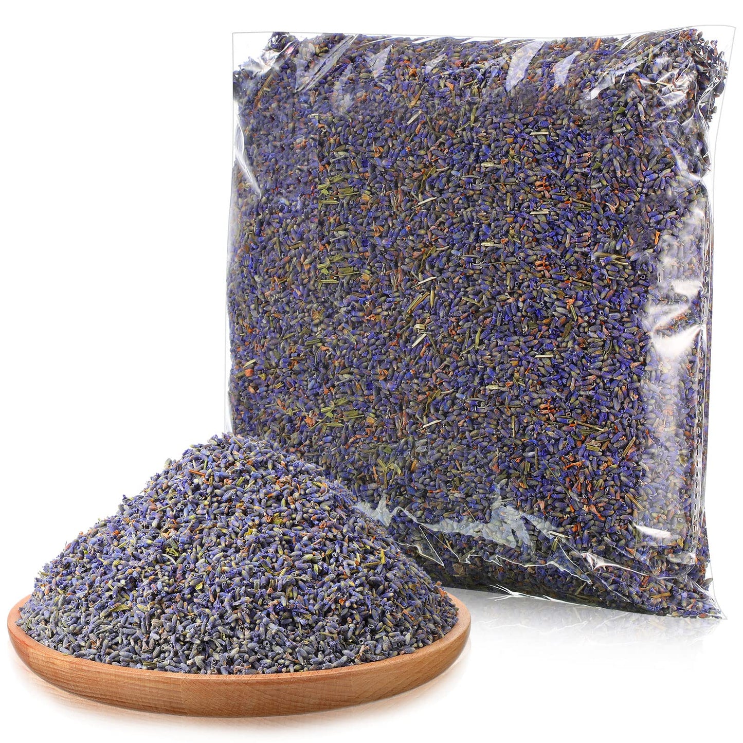 Treela Dried Lavender Bulk Dry Lavender Buds Fragrant Flower Petals for DIY Wedding Gift Crafts Home Fragrance Sachets(5 Pound)