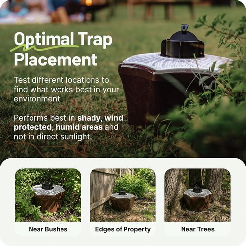 Biogents Mosquitaire Outdoor Mosquito Trap - Eco-Friendly, Pesticide-Free Solution | Electric Catcher with Sweetscent Lure