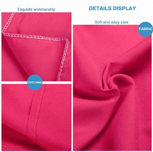 FLXXIE Pillow Cases - Soft Microfiber Pillow Covers with Envelope Closure | 2-Piece Set, 20x30, Magenta