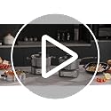 AUTUCU Dual-Handle 2.5 Quart Electric Multi-Cooker - PFOA-Free Ceramic Pot