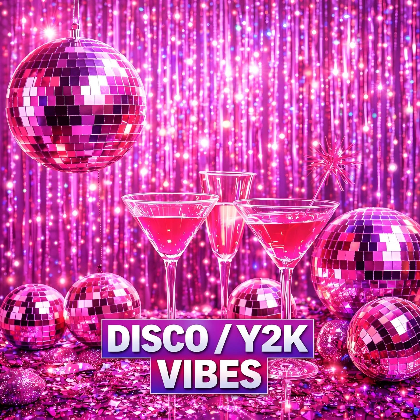 Melsan Pink Foil Fringe Curtain Easter Decorations for Home – 3 Pack 3.2 x 8.2 ft Shiny Tinsel Backdrop for Bachelorette Party, Disco Y2K Decorations, Girls Birthday & Photo Booth Backdrop
