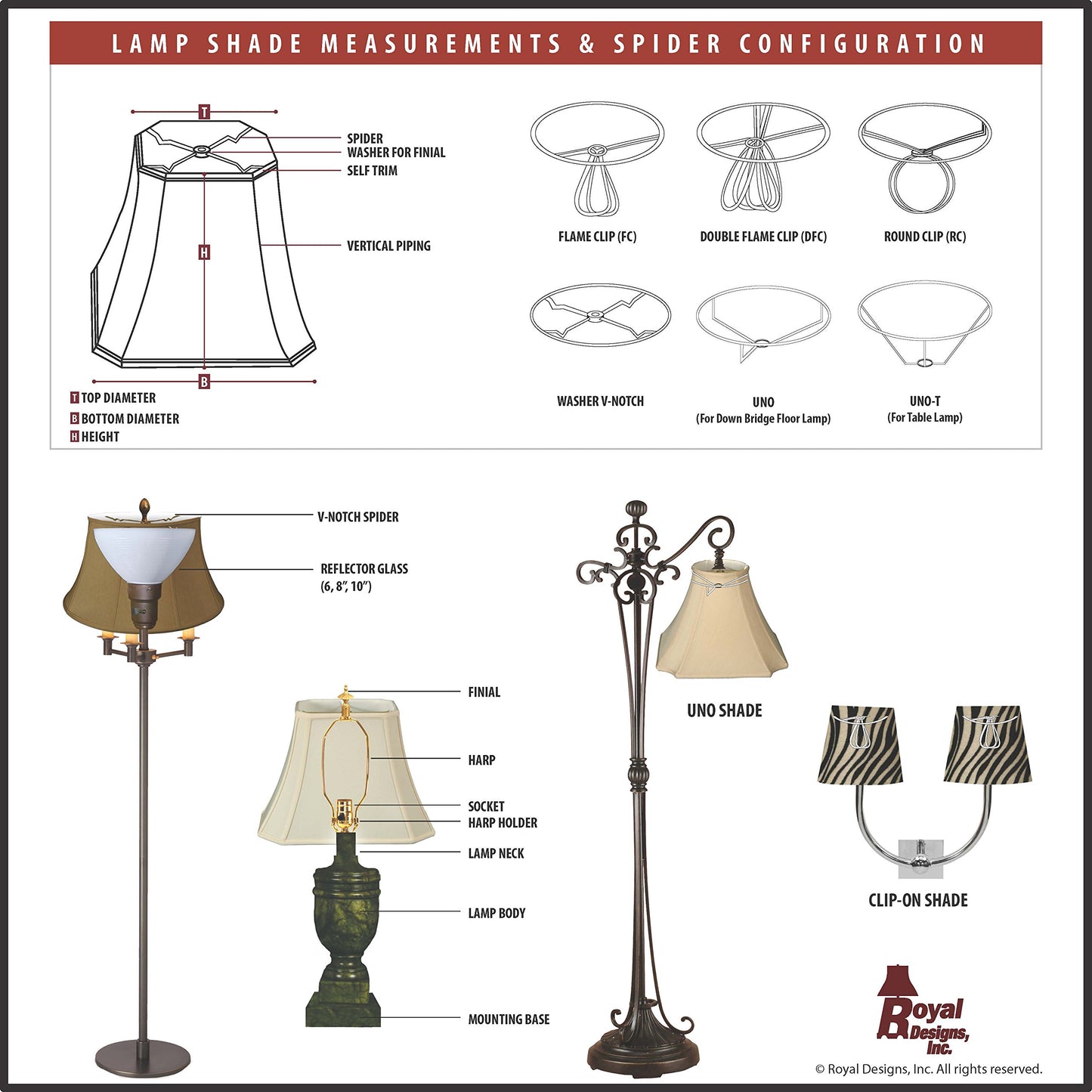 Royal Designs Rectangle Cut Corner Lamp Shade, Eggshell, (4 x 6) x (7 x 10) x 8.25